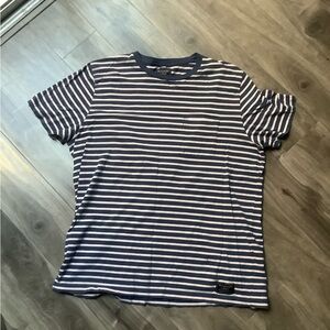 A&F men’s stripe cotton Tshirt  XXL